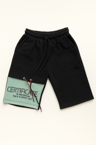 Erkek Çocuk Modern Tasarım Tişört-Şort Seti