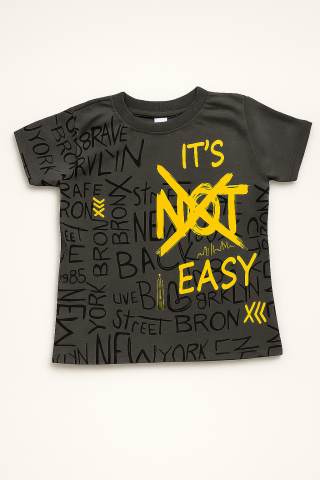 Çocuk Konforlu Yazlık Set – Üst & Soft Sarı Şort