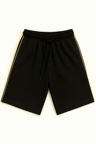 Erkek Çocuk Yazlık Pamuklu  –  Sarı Üst & Spor Şort