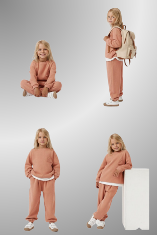 Çocuk Basic Rahat Kalıp İkili Takım – SOMON