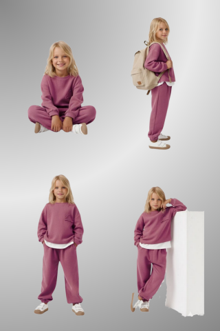 Çocuk Basic Rahat Kalıp İkili Takım – MÜRDÜÖ