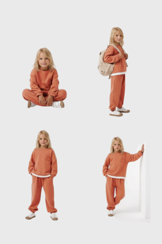 Çocuk Basic Rahat Kalıp İkili Takım – SOMON