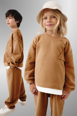 Çocuk Basic Rahat Kalıp İkili Takım – TABA