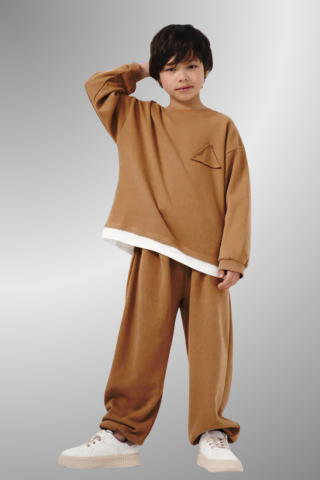 Çocuk Basic Rahat Kalıp İkili Takım – TABA